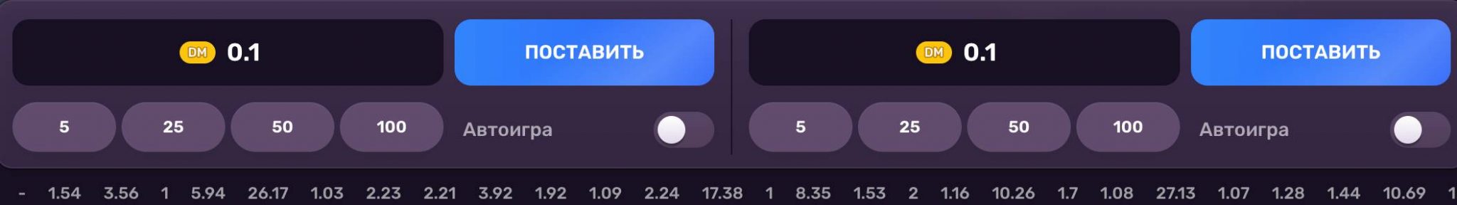 Two-bet game tactics in Aviatrix