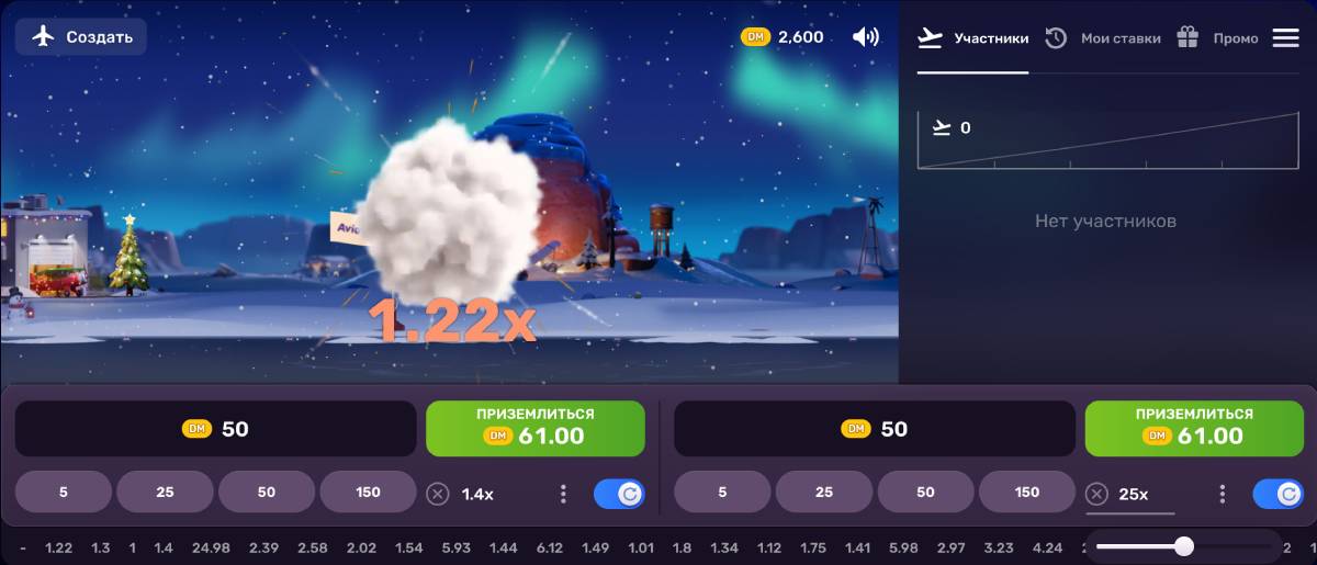 Online Aviatrix game at Kometa Casino